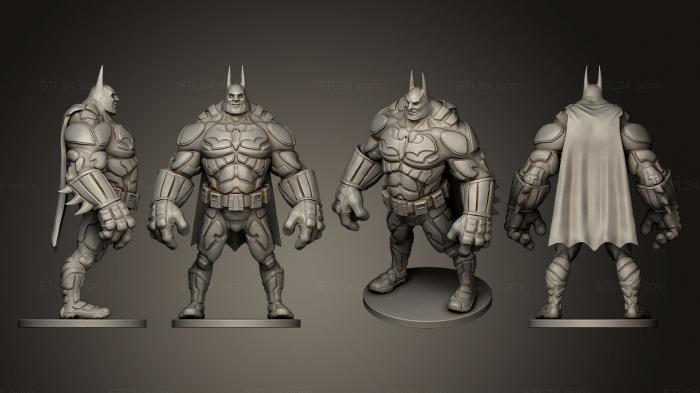 Figurines heroes, monsters and demons (Batman 22, STKM_0425) 3D models for cnc